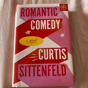 Romantic Comedy by Curtis Sittenfeld - Pink and Red Cover